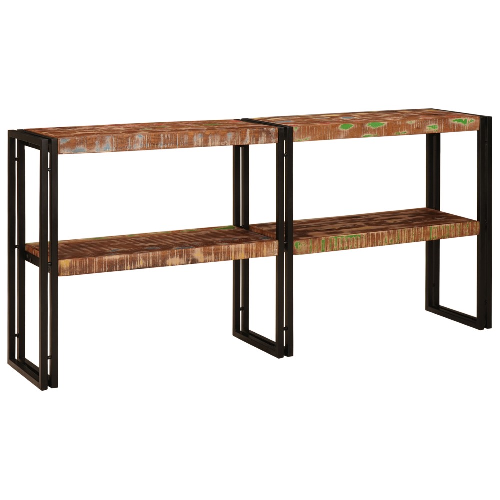 vidaXL Τραπέζι Κονσόλας 160x33x75cm Μασίφ Ξύλο Ανάκτηση