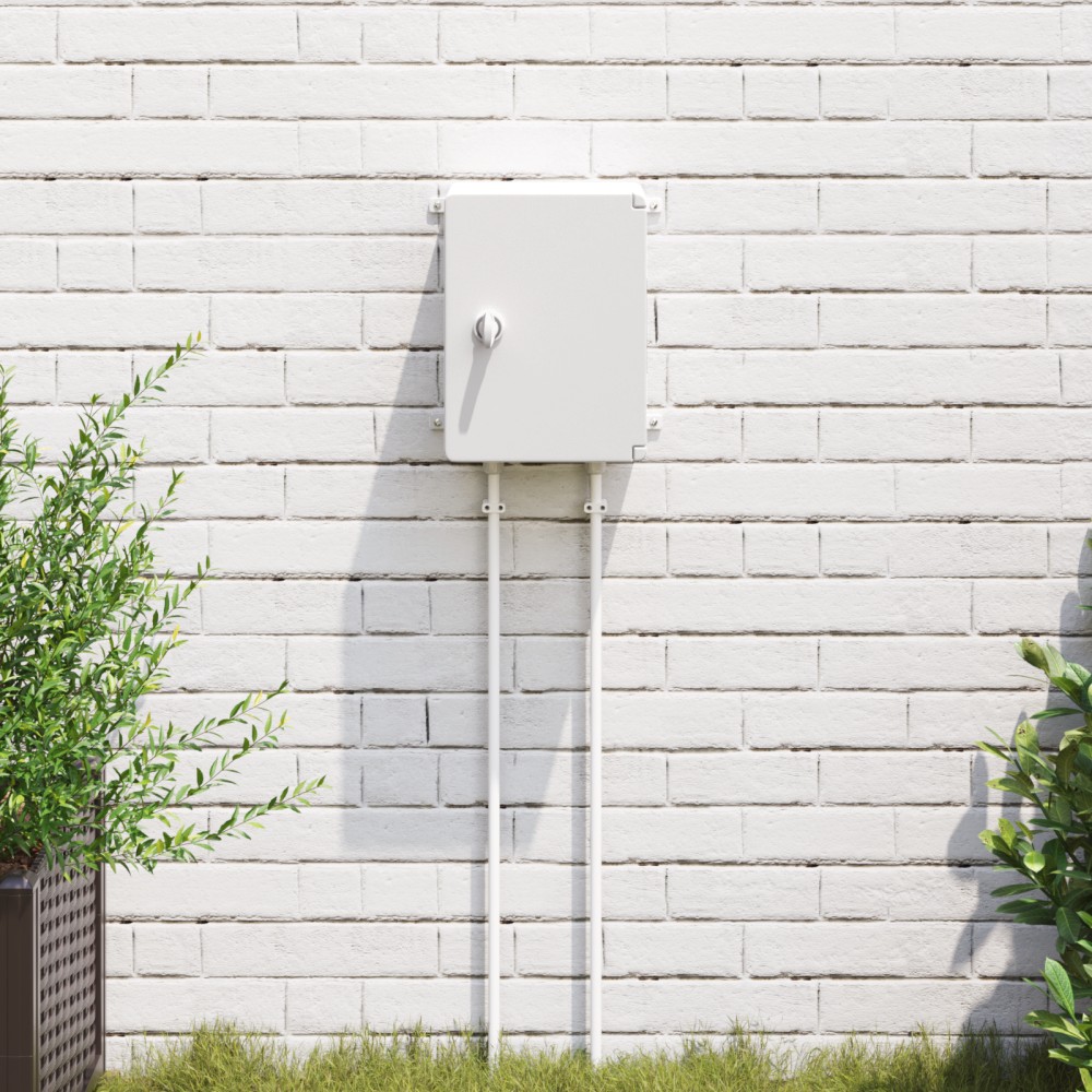 vidaXL Κουτί Ελέγχου IP65 Αδιάβροχο Γκρι 21x13x28 εκ. Πλαστικό ABS