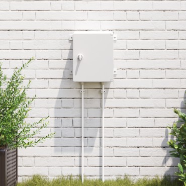 vidaXL Κάβος Ελέγχου IP65 Αδιάβροχος Γκρι 25x13x30 cm από ABS Πλαστικό