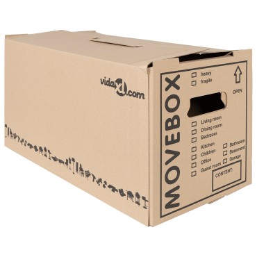 vidaXL κουτιά μετακόμισης 20 τεμ 59 x 31.5 x 31.5 εκ. Χαρτόνι