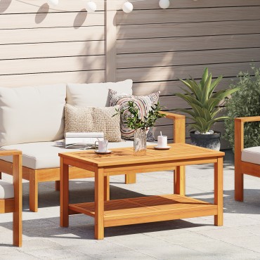 vidaXL Τραπεζάκι Καφέ 110x55x45cm Μασίφ ξύλο ακακίας 1 τεμ.
