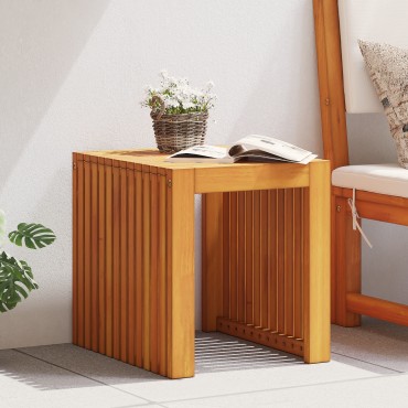 vidaXL Τραπέζι Κήπου 43x36x40cm Μασίφ Ξύλο Teak 1 τεμ.