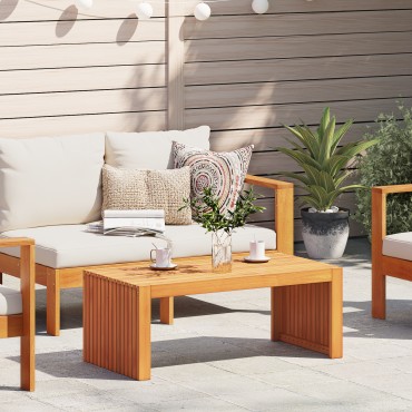 vidaXL Τραπέζι καφέ 90x45x35cm Στερεό ξύλο ακακίας 1 τεμ.