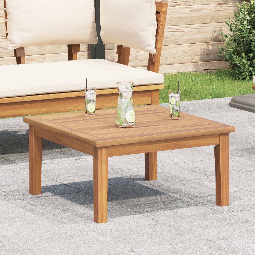 vidaXL Τραπέζι Κήπου Καφέ Μασίφ ξύλο teak 60x60x30cm