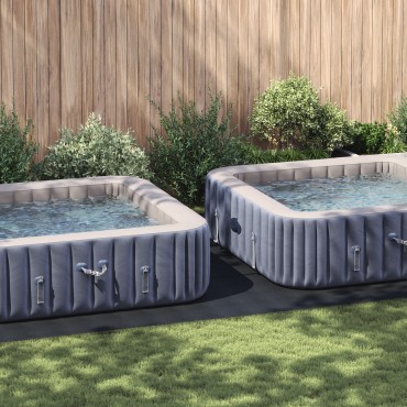 vidaXL Ορθογώνιο Κάλυμμα Πισίνας Μαύρο PVC 750 x 372 εκ. Αδιάβροχο