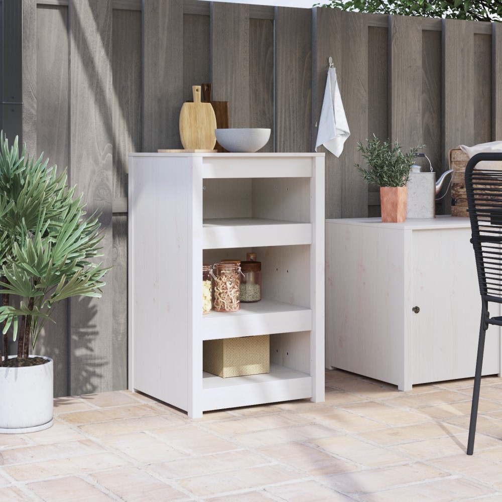 vidaXL Ντουλάπα Κουζίνας MEPPEL Λευκό 55x55x92cm