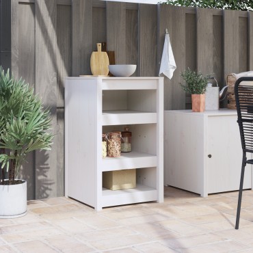 vidaXL Ντουλάπα Κουζίνας MEPPEL Λευκό 55x55x92cm