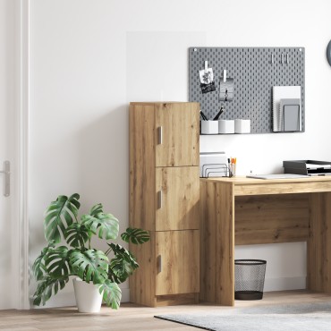 vidaXL Artisan Oak Sideboard Artisan oak Επεξεργασμένο Ξύλο Μεγάλο