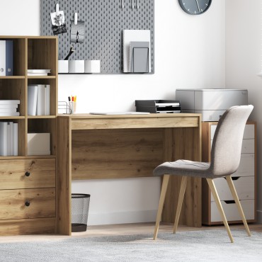 vidaXL Γραφείο Artisan Oak MDF 100x50x76cm Απλό 1 τεμ.