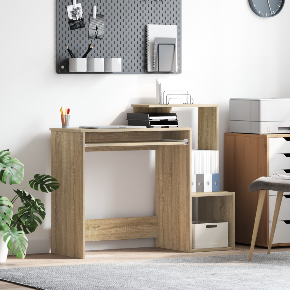 vidaXL Γραφείο Δρύς Sonoma Επεξεργασμένο Ξύλο 106x41x88.5cm 1 τεμ.