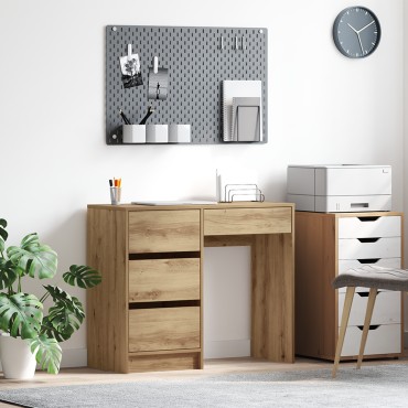 vidaXL Γραφείο Artisan Oak Επεξεργασμένο Ξύλο 90x37.5x75 εκ 1 τεμ.