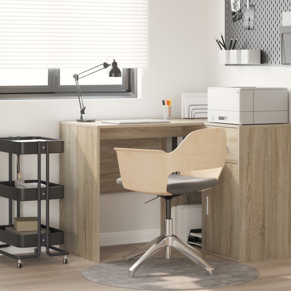 vidaXL Γραφείο Δρύς Sonoma Επεξεργασμένο Ξύλο 102x50x75 εκ 1 τεμ.