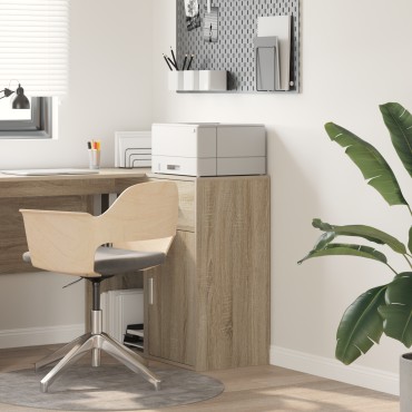 vidaXL Ντουλάπι Αποθήκευσης Sonoma Oak Sonoma Oak MDF Μεσαίο