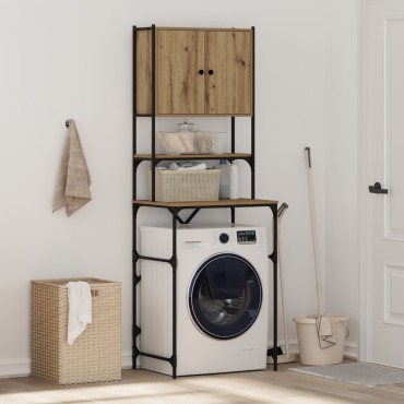 vidaXL Ντουλάπα Πλυντηρίου Μασίφ Δρυός 68x48,5x194 εκ.