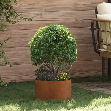 vidaXL Σετ Γλαστρών Χάλυβα Corten Χάλυβας corten Μεσαίο Ανθεκτικό