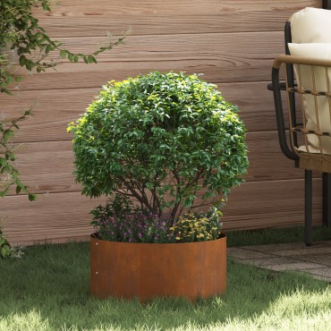 vidaXL Γλάστρα Χάλυβα Corten Χάλυβας Corten Μεγάλο Ανθεκτικό