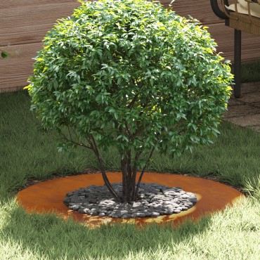 vidaXL Γλάστρα Corten Steel Χάλυβας corten 70 εκ. Διάμετρος Ανθεκτική