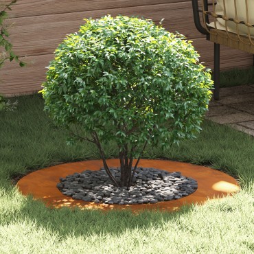 vidaXL Γλάστρα Χάλυβα Corten Χάλυβας Corten Μεγάλη Διακοσμητικά Ένθετα