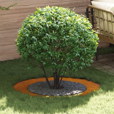 vidaXL Γλάστρα από Ατσάλι Corten Ατσάλι Corten Μεγάλη Διακοσμητικά Ένθετα