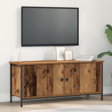 vidaXL Old Wood TV Unit Παλιά Ξυλεία Μοριοσανίδες 102x35x45 εκ
