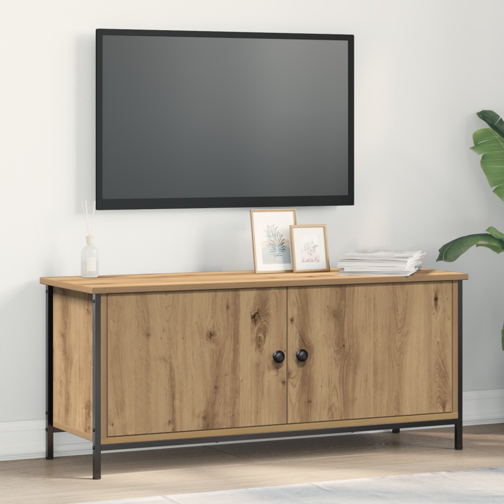 vidaXL Τηλεόραση Στάντ - Artisan Oak Artisan oak Επεξεργασμένο ξύλο 102x35x45cm