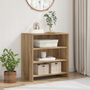 vidaXL Μπουφές Μασίφ Δρυ 70x41x75cm Επεξεργασμένο Ξύλο 1 τεμ.