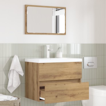 vidaXL Σετ Επίπλων Μπάνιου 2 Τεμαχίων Artisan Oak Επεξεργασμένο Ξύλο