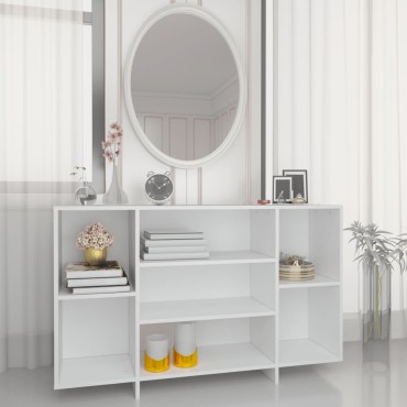 vidaXL Ντουλάπι Καπνιστή Λευκό 120x30x75cm από Επεξεργασμένο Ξύλο 1 τεμ.
