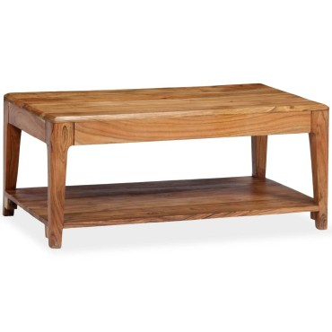 vidaXL Τραπεζάκι Σαλονιού 88x50x38cm από Μασίφ Ξύλο 1 τεμ.