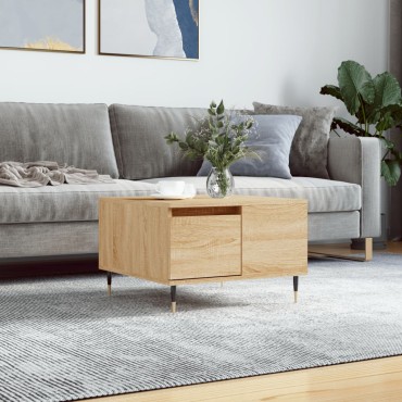 vidaXL Τραπεζάκι Σαλονιού Sonoma Δρυς 55x55x36,5cm Επεξεργασμένο Ξύλο 1 τεμ.