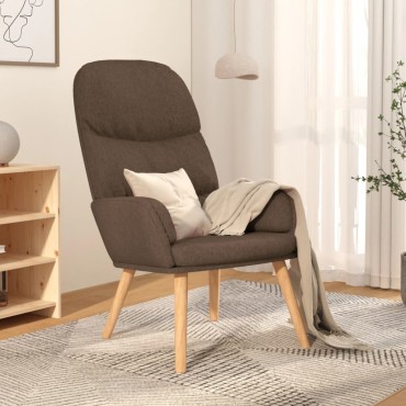 vidaXL Πολυθρόνα Relax Taupe Υφασμάτινη 70x77x98cm 1 τεμ.
