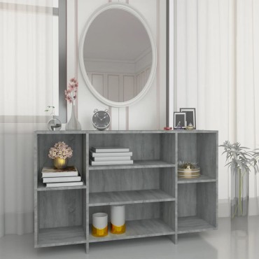 vidaXL Ντουλάπι Γκρι Sonoma 120x30x75cm από Επεξεργ. Ξύλο 1 τεμ.