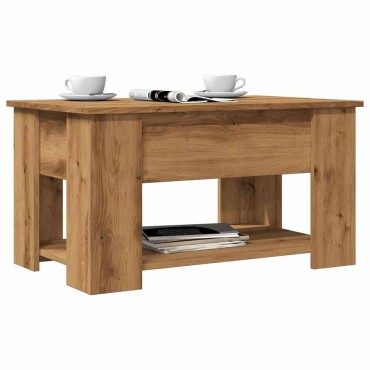 vidaXL Τραπεζάκι σαλονιού Artisan Oak 79x49x41cm Κατασκευασμένο ξύλο 1 τεμ.