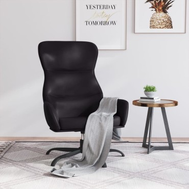 vidaXL Πολυθρόνα Relax Μαύρη από Συνθετικό Δέρμα 70x77x94cm 1 τεμ.