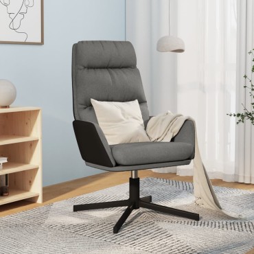 vidaXL Πολυθρόνα Relax Ανοιχτό Γκρι Υφασμάτινη 70x77x98cm 1 τεμ.