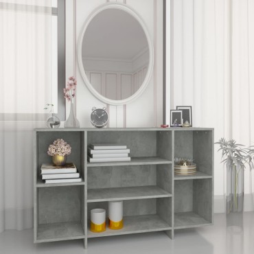 vidaXL Ντουλάπι Γκρι Σκυροδέματος 120x30x75cm Επεξεργασμένο Ξύλο 1 τεμ.