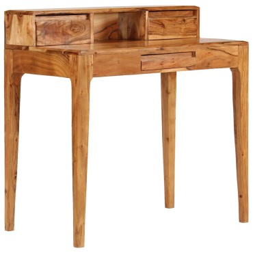 vidaXL Σεκρετέρ με Συρτάρια 88x50x90cm από Μασίφ Ξύλο 1 τεμ.
