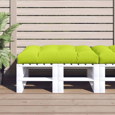 vidaXL Μαξιλάρι Παλέτας Αν. Πράσινο 120x80x12cm Υφασμάτινο
