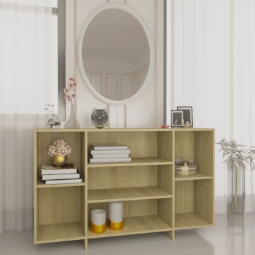 vidaXL Ντουλάπι Sonoma Δρυς 120x30x75cm από Επεξεργασμένο Ξύλο 1 τεμ.