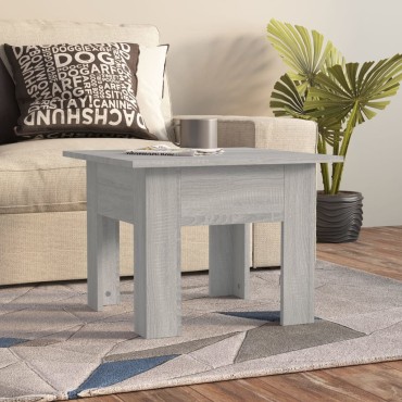vidaXL Τραπεζάκι Σαλονιού Γκρι Sonoma 55x55x42cm Επεξεργασμένο Ξύλο 1 τεμ.