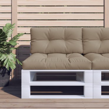 vidaXL Μαξιλάρι Παλέτας Taupe 70x40x12cm Υφασμάτινο