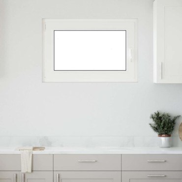 vidaXL Παράθυρο Υπογείου "RISOR" 90x70 εκ. Ανακλινόμενο & Περιστρεφόμενο DIN Αριστερό Ανθρακί