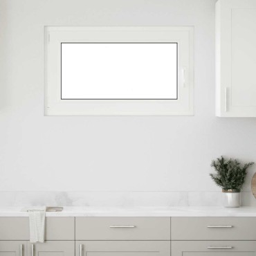 vidaXL Παράθυρο Υπογείου "RISOR" 100x70 εκ. Ανακλινόμενο & Περιστρεφόμενο DIN Αριστερό Ανθρακί