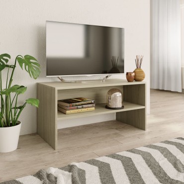 vidaXL Έπιπλο Τηλεόρασης Sonoma Δρυς 80x40x40cm από Μοριοσανίδα