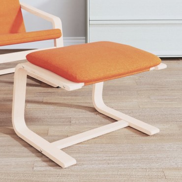 vidaXL Υποπόδιο Σκούρο Κίτρινο 51x41x40cm Υφασμάτινο 1 τεμ.