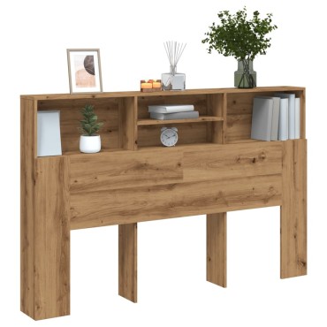 vidaXL Ντουλάπι κεφαλάρι Artisan Oak Κατασκευασμένο ξύλο 160x19x103,5cm
