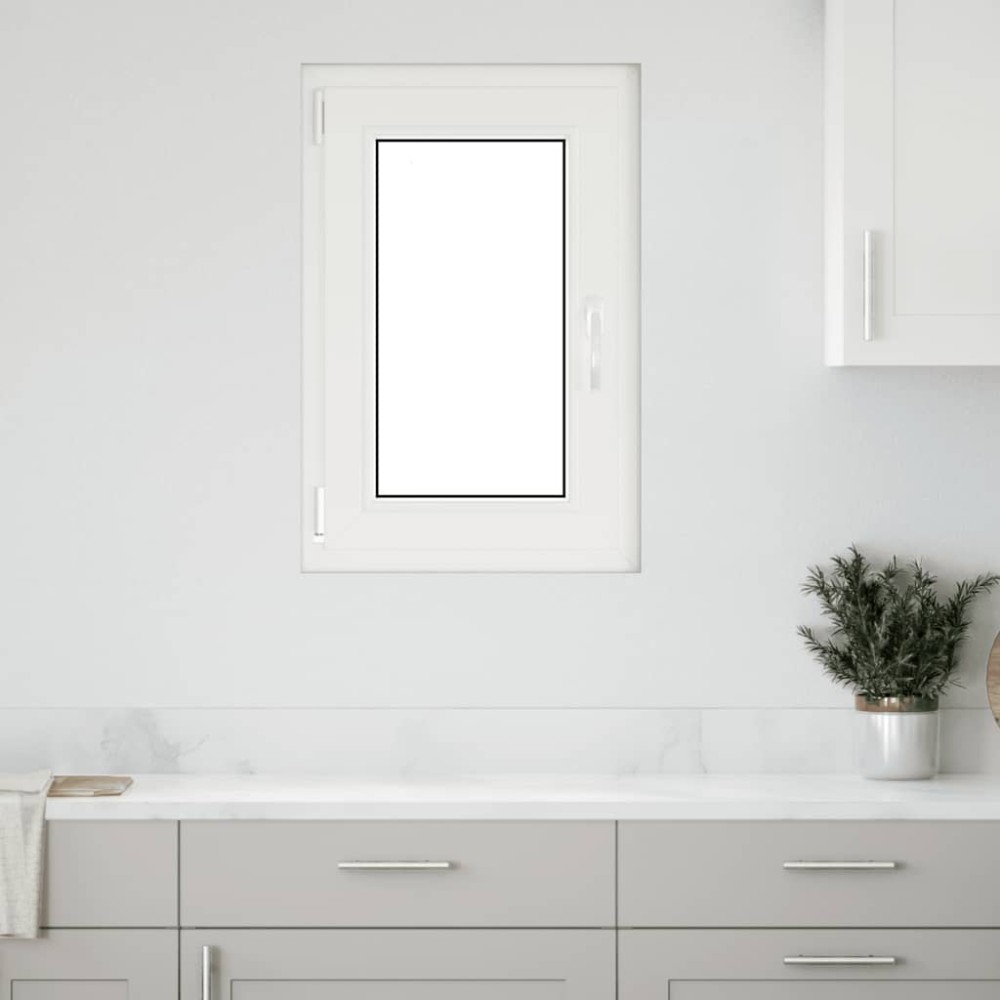 vidaXL Παράθυρο Υπογείου "RISOR" 50x75 εκ. Ανακλινόμενο & Περιστρεφόμενο DIN Αριστερό Ανθρακί