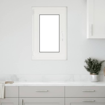 vidaXL Παράθυρο Υπογείου "RISOR" 50x75 εκ. Ανακλινόμενο & Περιστρεφόμενο DIN Αριστερό Ανθρακί