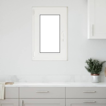 vidaXL Παράθυρο Υπογείου "RISOR" 50x75 εκ. Ανακλινόμενο & Περιστρεφόμενο DIN Αριστερό Ανθρακί