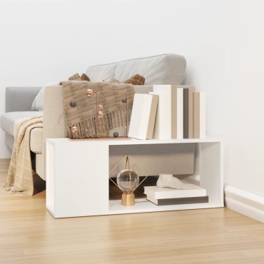 vidaXL Έπιπλο Τηλεόρασης Λευκό 80x24x32cm από Επεξ. Ξύλο